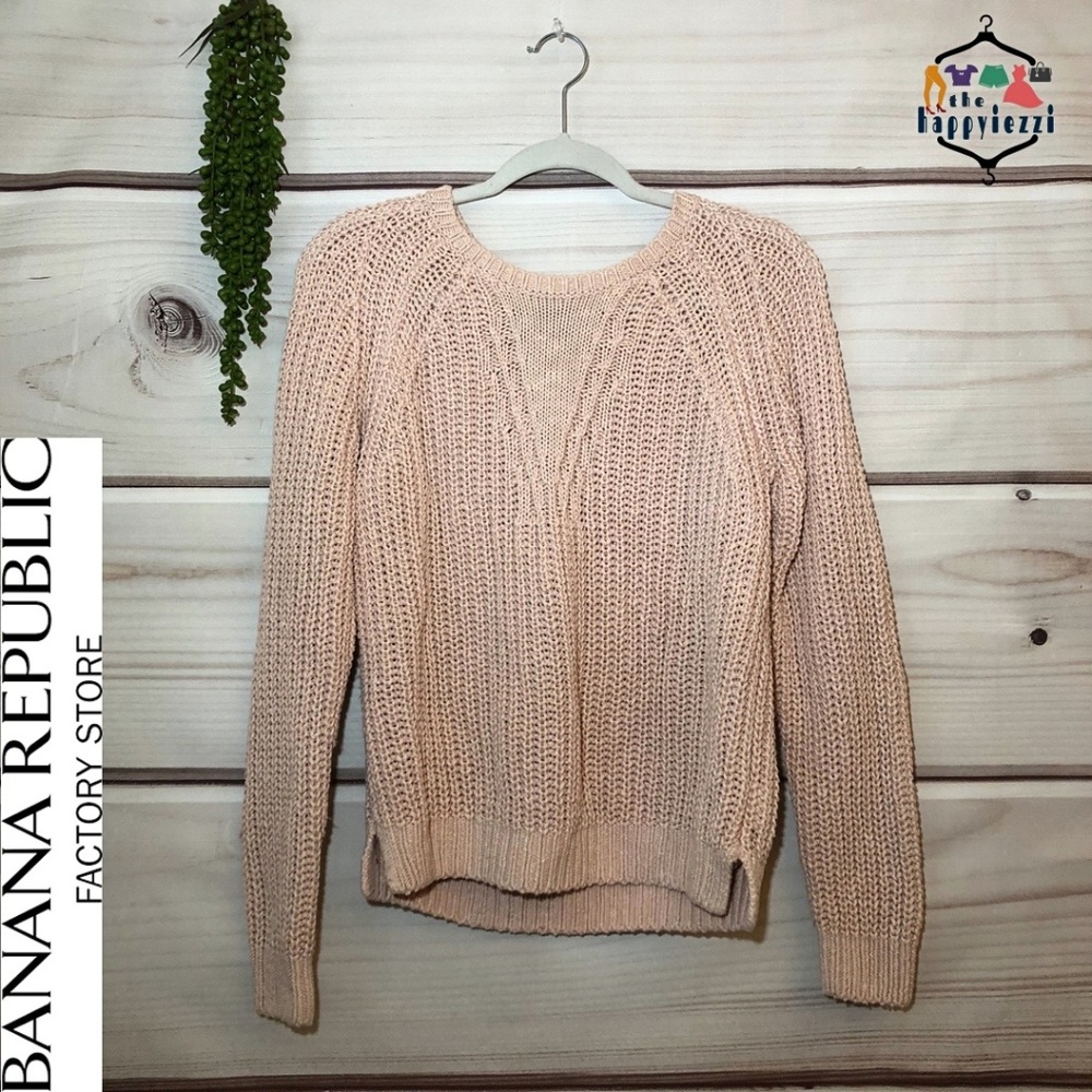 Banana Republic Factory Cable Knit Sweater L